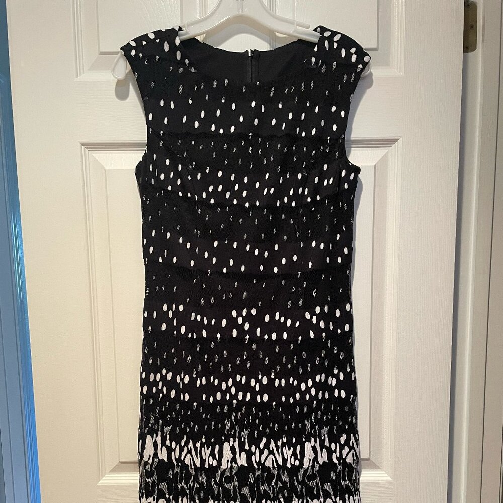 Black and white dress